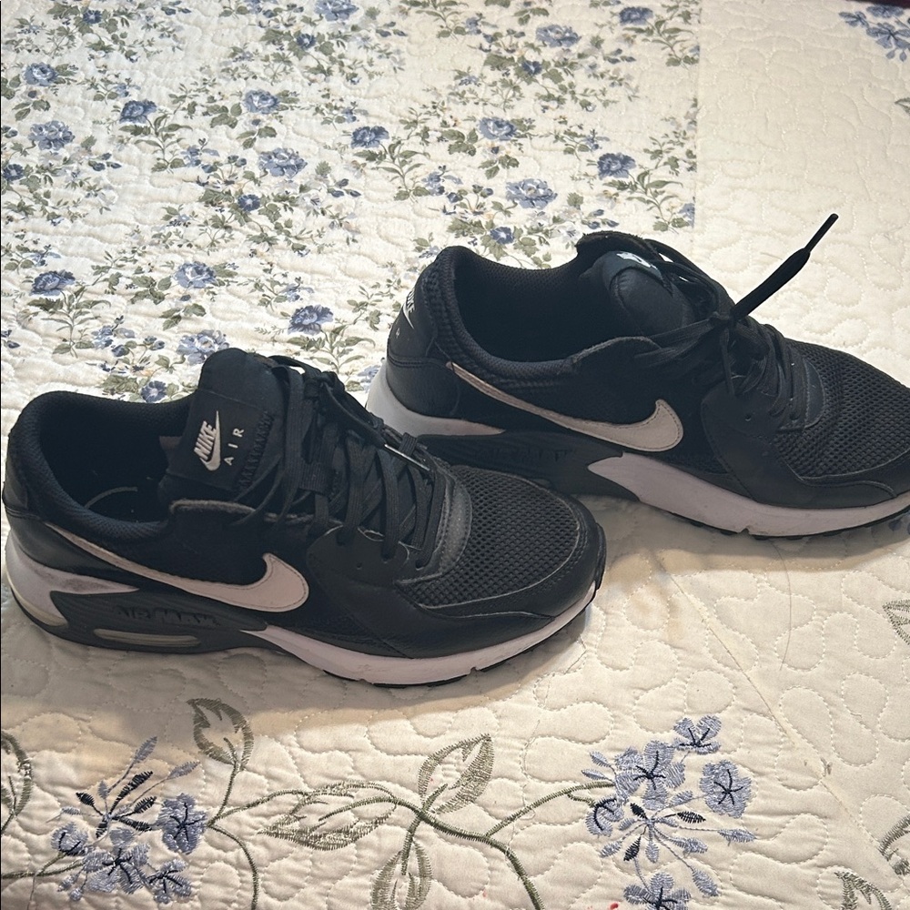 Nike Air Max Black and White Shoes